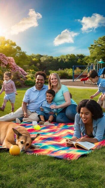 Family enjoying the summer | Premium AI-generated image