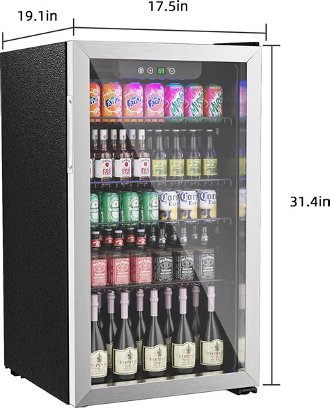 Erivess Compact Freestanding Beverage Refrigerator Review