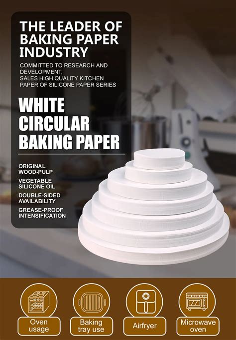 Cooking Paper Silicone Coated Parchment Baking Paper Sheet - Buy Heat ...