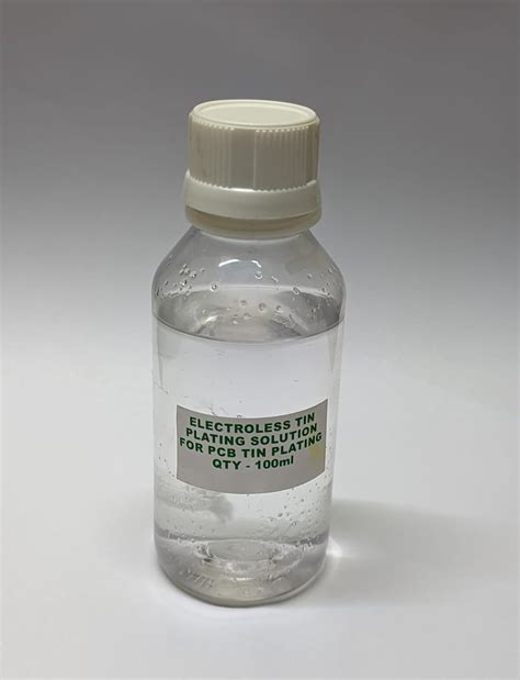 LIQUID TIN 100 ML | ELECTROLESS IMMERSION TIN PLATING SOLUTION FOR ...