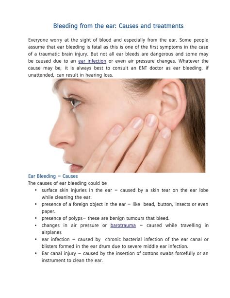 PPT - Ear Bleeding - Causes and Treatments | Vikram ENT Hospital PowerPoint Presentation - ID ...