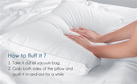 SPREAD SPAIN® Doctor Pillow Set of 2, Microfiber Bed Pillows for ...