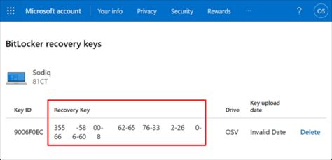 Image result for How to Find Recovery Key