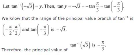 Find the principal values of tan-1 (-√3) - CBSE Class 12 Maths - Learn ...
