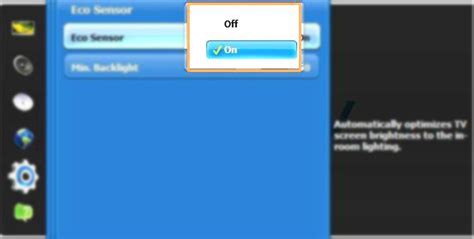 How to switch on Eco Sensor in Samsung TV's? | Samsung India