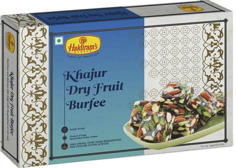 Haldiram's Khajur Dry Fruit Burfee Box Price in India - Buy Haldiram's ...