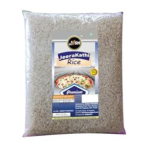 Sish Desi Premium Short Grain Jeerakathi Rice (Unpolished) 5Kg: Bengal ...