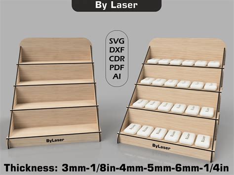 Buy Soap Display Stand for Laser Cut Files, Vector Files for Wood Laser ...