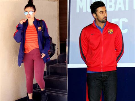 Alia Bhatt wore a jacket similar to one Ranbir has and we think it's ...