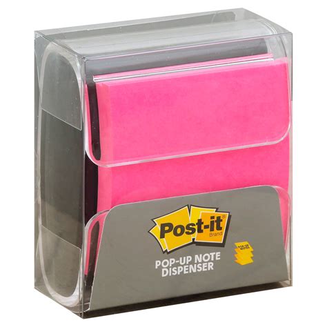 Post-It Pop-up Note Dispenser, White/Translucent, White,, 48% OFF