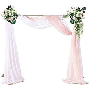 Professional Backdrop Stand 10ft, Gold Portable Drape Background ...