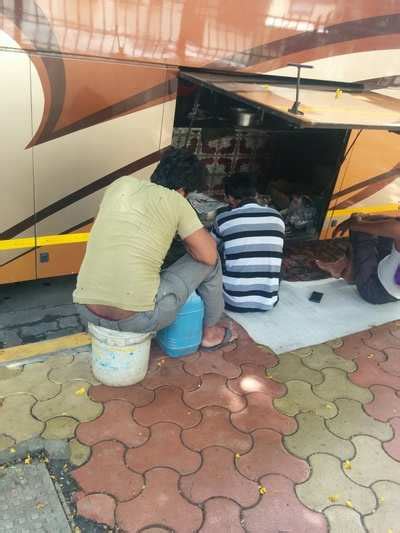 Bus luggage cabin cooking food - Times of India