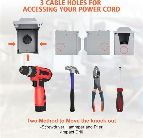 Buy WELLUCK RV Power Outlet Box| 30 Amp 125 Volt, NEMA TT-30R ...