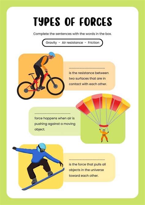 Image result for Types of Forces Lesson