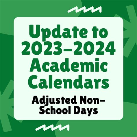 FHSD Calendar Update: Student Non-School Days Changing in March