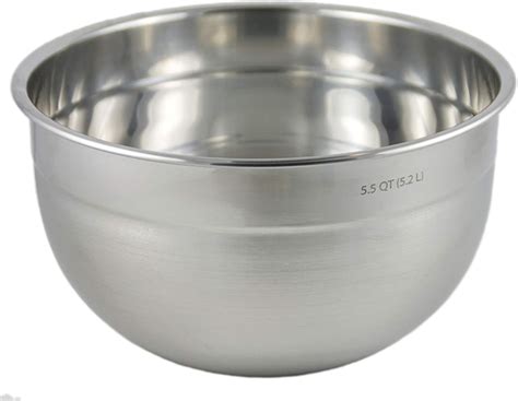 Tovolo Stainless Steel Deep Mixing Bowl, Easy Pour with Rounded Lip ...