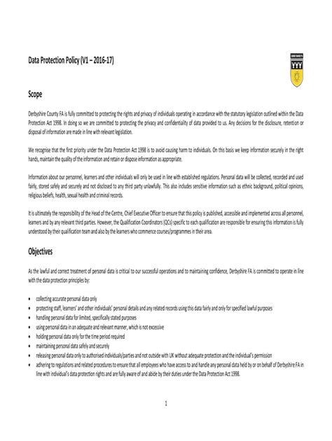 Image result for Data Protection Statement Examples