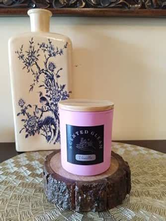 Pure Soy Wax Scented Candle, Frosted Glass Jar, 175g, 40 Hours Burn ...