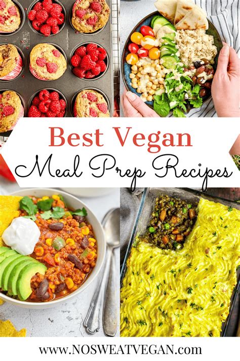 Vegan Meal Prep Recipes – No Sweat Vegan