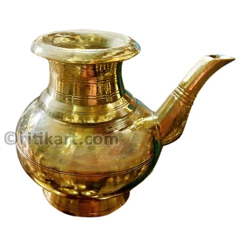 Buy Online Pure Brass Puja Kamandalam From Balakati, Odisha -ritikart