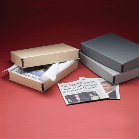 Newspaper & Oversized Storage Boxes - Hollinger Metal Edge