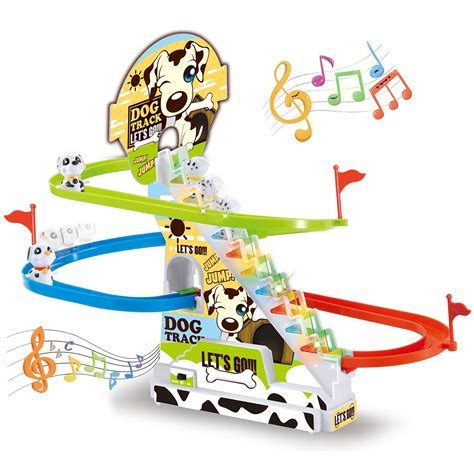 Buy Liberty Imports Dalmatian Puppy Spotty Dog Chasing Race Track Game ...