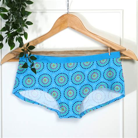 Women's organic cotton plain boy shorts - Mara designs - Y.O.U underwear