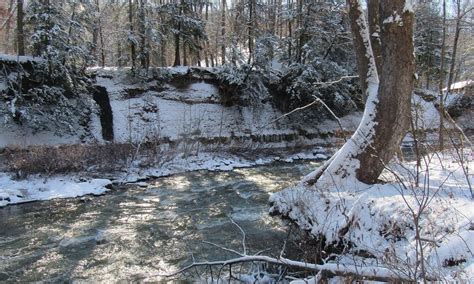 Winter Waterfall: Groundwater Falls, Bedford Reservation, January 6 ...