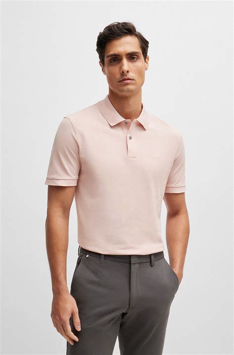 Pink Polo Shirts for Men by HUGO BOSS | Designer Menswear