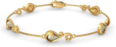 Buy BlueStone 22k (916) Yellow Gold Strand Bracelet at Amazon.in