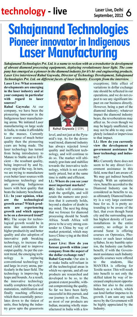 Events PR for launching of diamond 4p machine