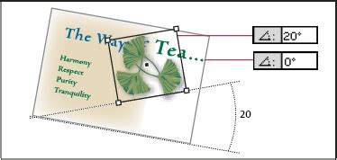 Transform objects in InDesign