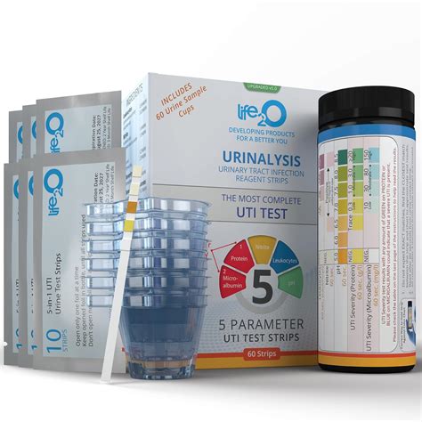 Urinary Tract Infection Test Strips 50ct | 3-in-1 Urinalysis UTI Urine ...