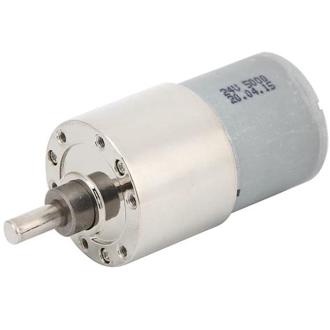 DC Motor Round Shaft, All-Metal Gears Gear Motor High Torque for Remote ...