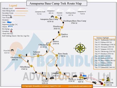 ABC Base Camp Map 的图像结果