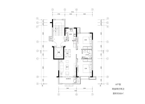 仙山花园3室2厅95平米户型图-楼盘图库-青岛新房-购房网