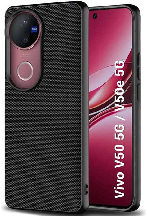 SPAZY CASE® Vivo V50 5G Back Cover | Rubber Case with Soft Silicone ...