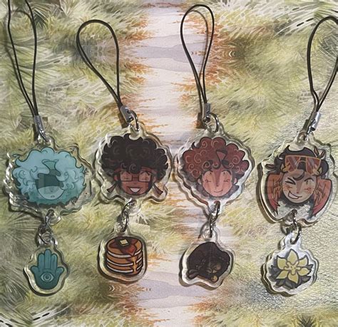 EPIC the Musical: Phone Charms/keychains, Tiresias, Polites, Odysseus ...