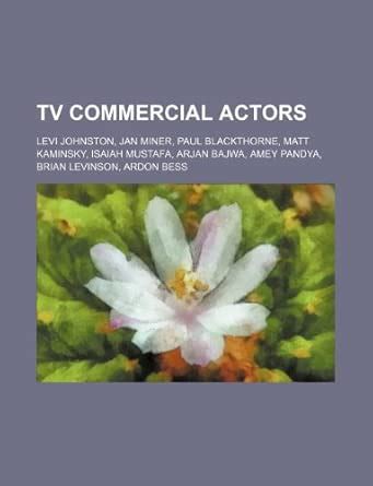 TV Commercial Actors: Levi Johnston, Jan Miner, Paul Blackthorne, Matt ...
