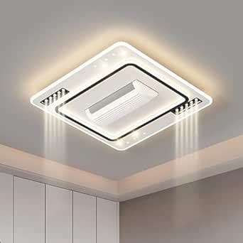 PRMOAGEN Smart Luxury Bladeless Ceiling Fan with Integrated LED ...