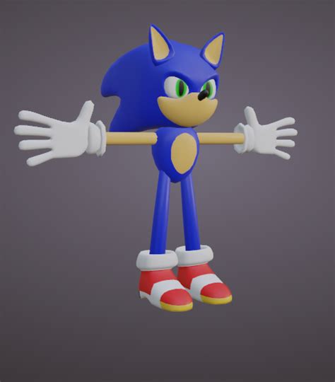 Image result for Sonic Blender Model Tutorial
