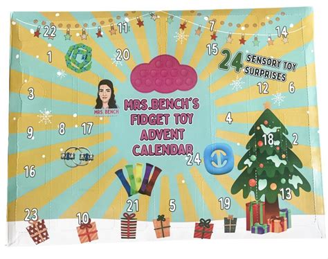 Mrs. Bench's Fidget Toy Advent Calendar - Subscription Box Ramblings