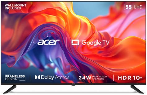 acer 139 cm (55 inches) G Series 4K Ultra HD Smart LED Google TV ...
