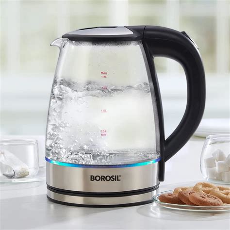 Borosil Electric Glass Kettle 1.8L - Borosilicate Glass