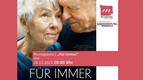 Montagskino – Für Immer, Mauerwerk, Tubingen, 18 December 2023 ...