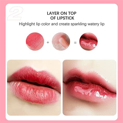 Buy Hydrating Lip Glow Oil Plumping Lip Tint Transparent Lip Care Oil ...