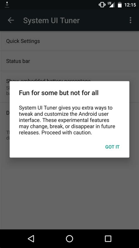 Image result for System UI Tuner