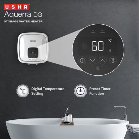USHA AQUERRA DG 15L 15 L Storage Water Geyser | 5 Star BEE Energy ...