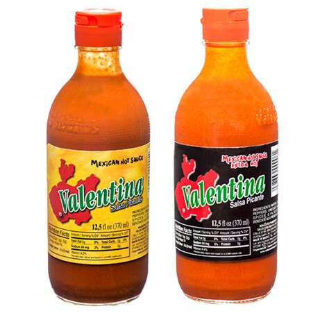 Buy Valentina Hot Sauce - Extra Hot Black Label and Original Valentina ...