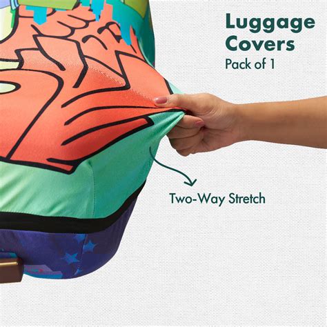 Shop Two-way Stretchable Luggage Cover, Large Size-Pack of 1 – Hexafun